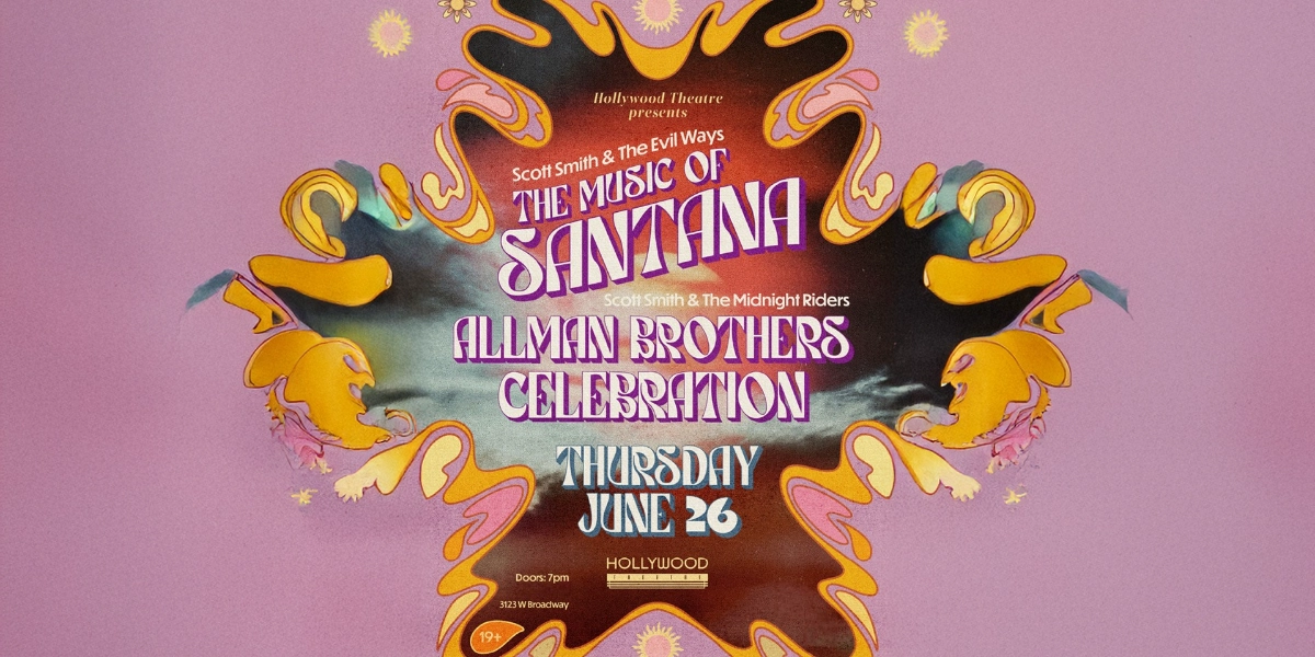 Event image for The Hollywood Presents: The Music of Santana & The Allman Brothers with Scott Smith