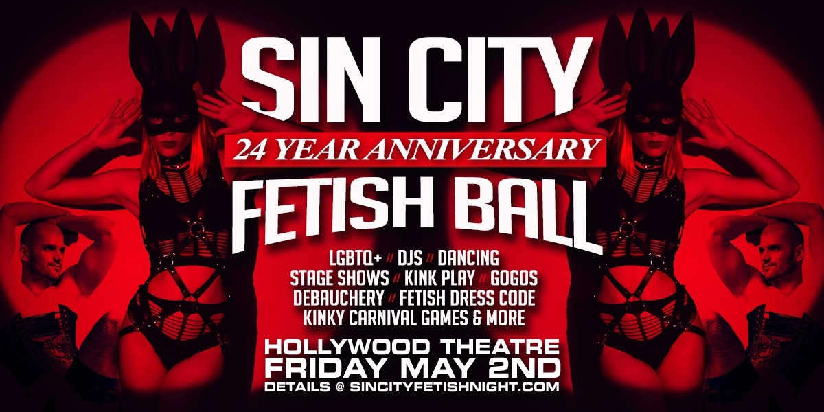 Event image for SIN CITY - 24 Year Anniversary Fetish Ball