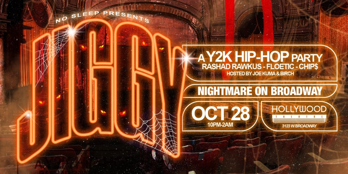 Event image for JIGGY - Nightmare On Broadway
