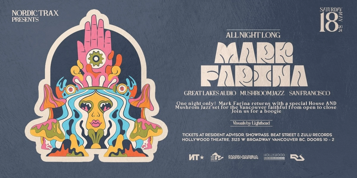 Event image for MARK FARINA - ALL NIGHT LONG!