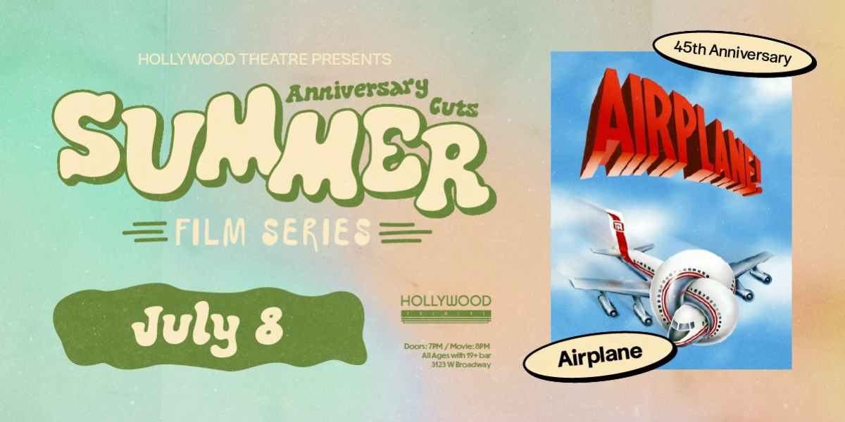 Event image for Airplane! | Anniversary Cuts Summer Film Series