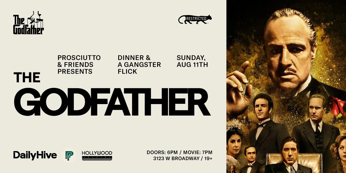 Event image for THE GODFATHER - Dinner And A Gangster Flick