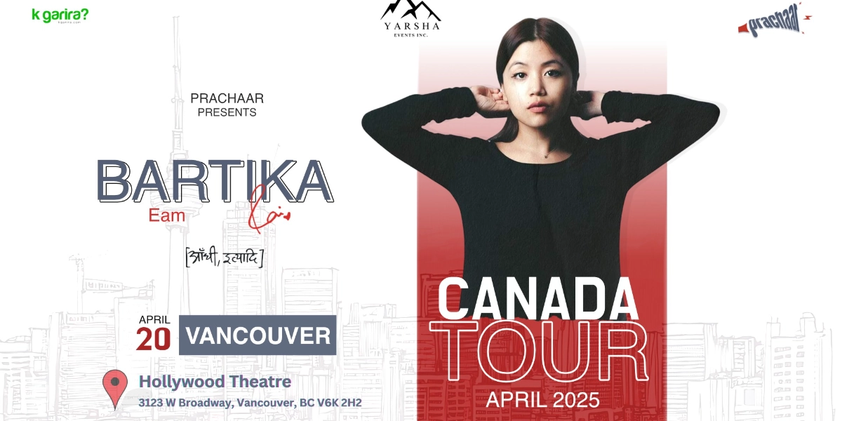 Event image for Bartika Eam Rai: Adi Iyadii Album Launch Tour