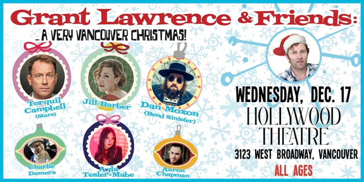 Event image for Grant Lawrence & Friends A Very Vancouver Christmas!
