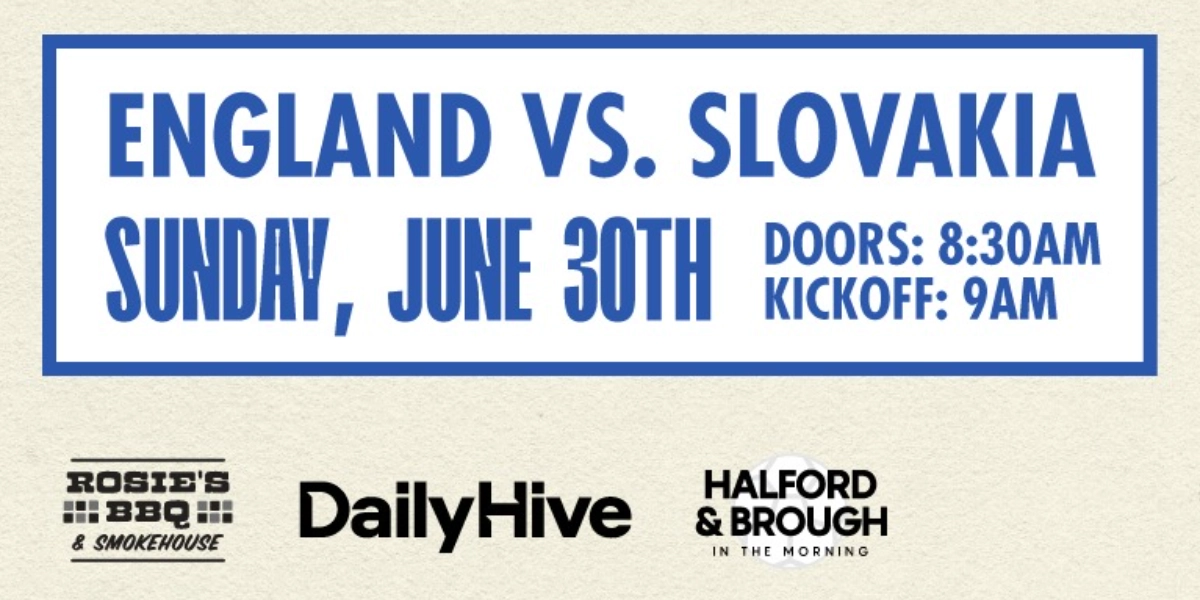 Event image for England Vs. Slovakia Viewing Party