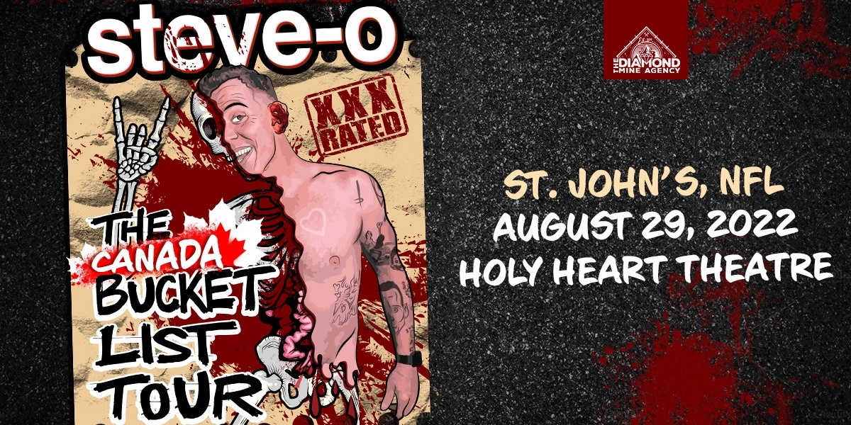 Event image for STEVE-O Bucketlist Tour - St John's