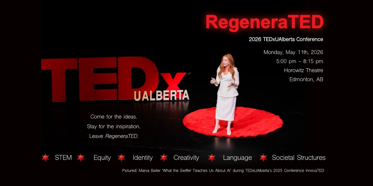 Event image for TEDxUAlberta 2026: RegeneraTED