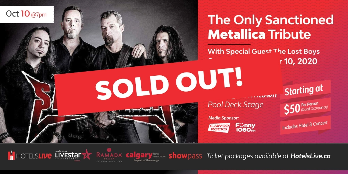 Event image for SANDMAN – The Only Sanctioned Metallica Tribute (Starting at $50/Person)