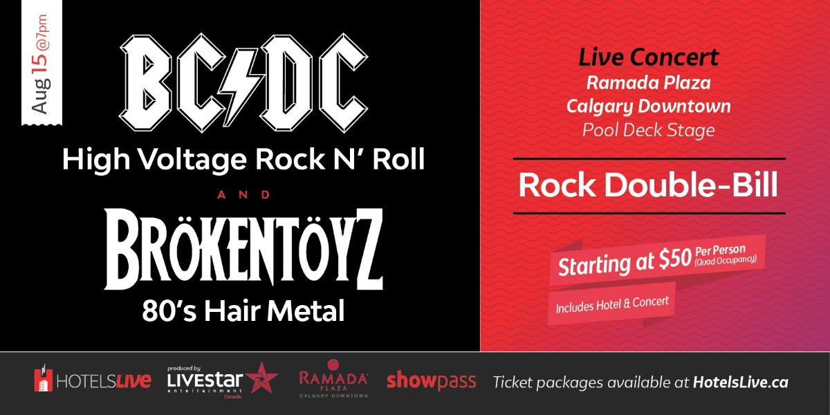 Event image for BC/DC and BROKENTOYZ - Rock Double-Bill