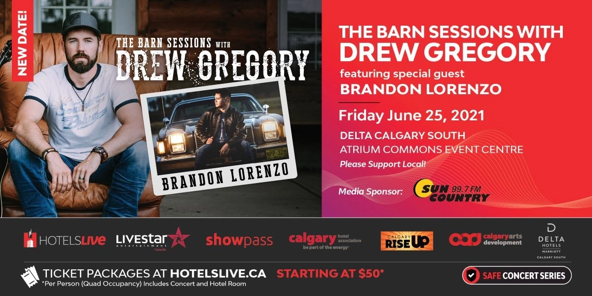 Event image for THE BARN SESSIONS with DREW GREGORY feat. special guest Brandon Lorenzo