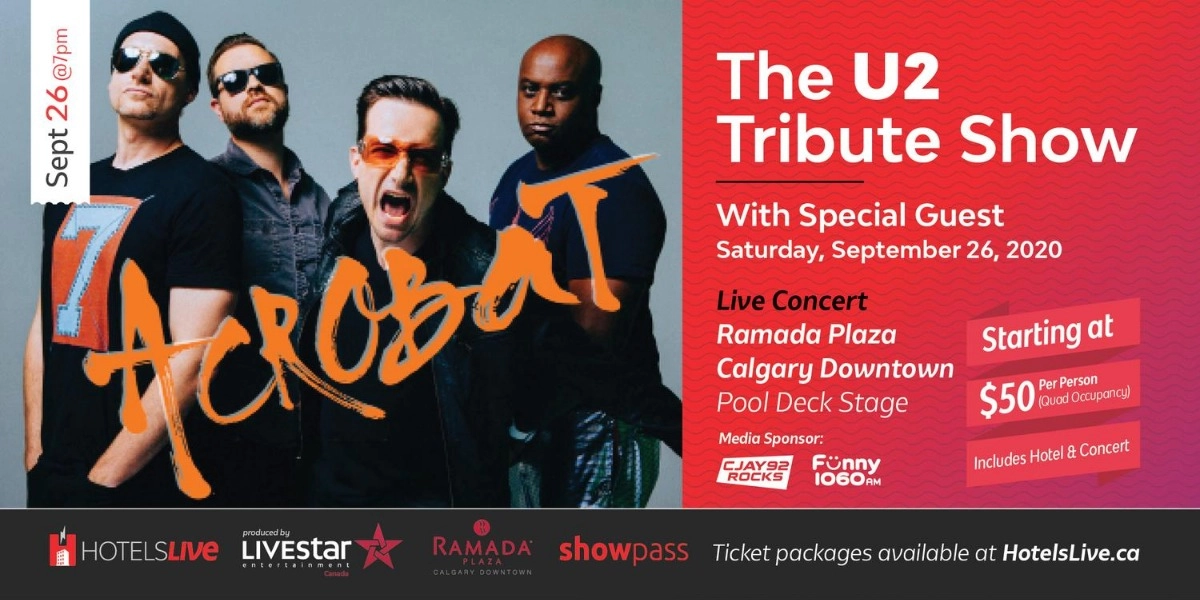 Event image for ACROBAT – The U2 Tribute Show (Starting at $50/Person)