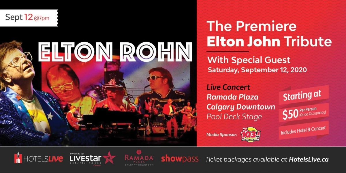 Event image for ELTON ROHN – The Premiere Elton John Tribute (Starting at $50/Person)