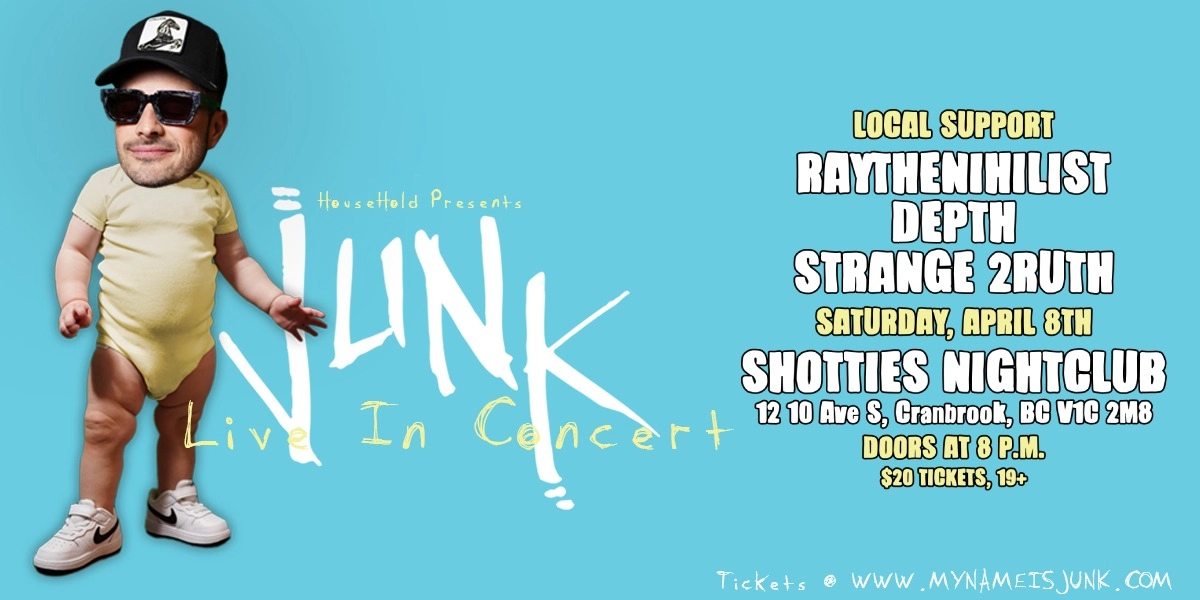 Event image for JUNK: LIVE IN CRANBROOK