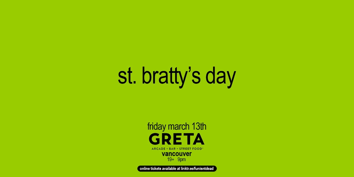 Event image for ST BRATTYS DAY @ GRETA YVR