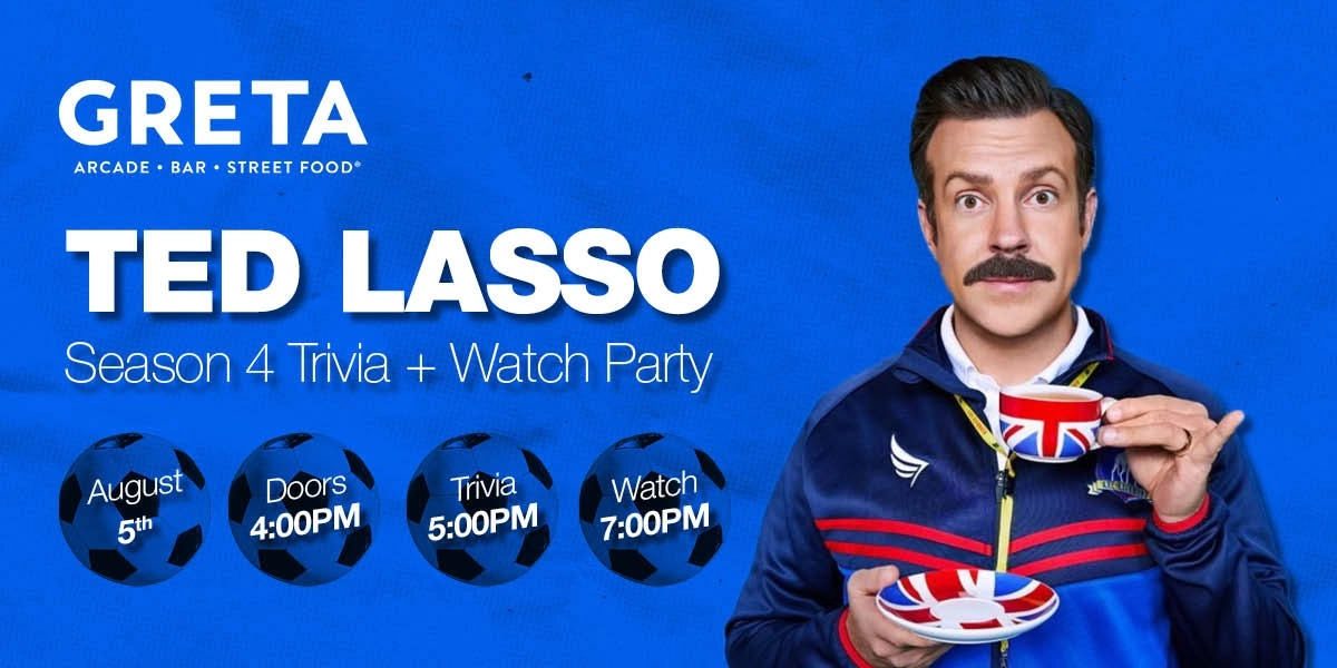 Event image for Ted Lasso Season 4 Trivia & Watch Party @ GRETA YVR