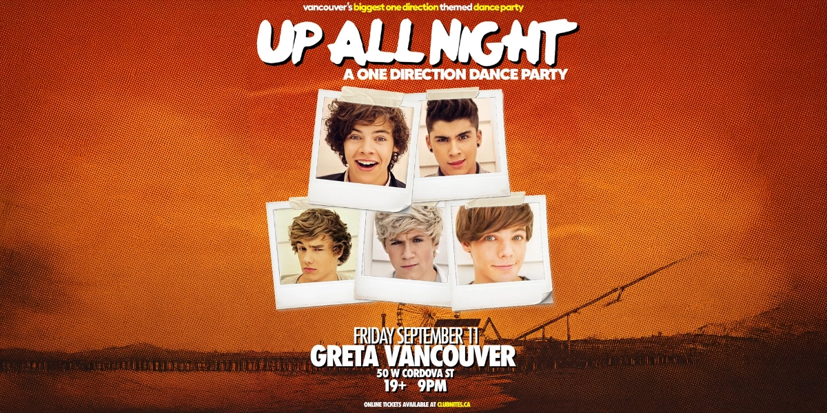 Event image for ONE DIRECTION NIGHT @ GRETA YVR