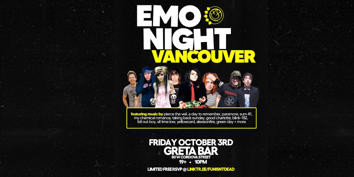 Event image for EMO NIGHT VANCOUVER
