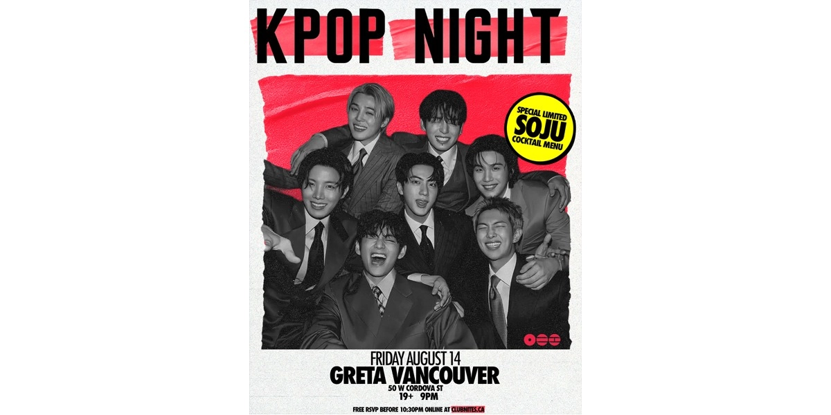 Event image for KPOP NIGHT @ GRETA VANCOUVER