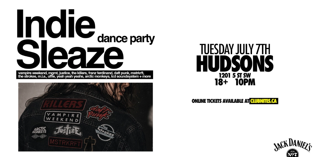 Event image for STAMPEDE SERIES: INDIE SLEAZE @ HUDSONS CALGARY