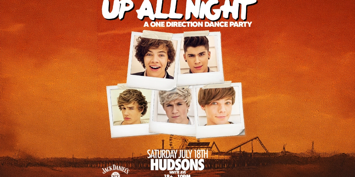 Event image for ONE DIRECTION NIGHT @ HUDSONS WHYTE AVE