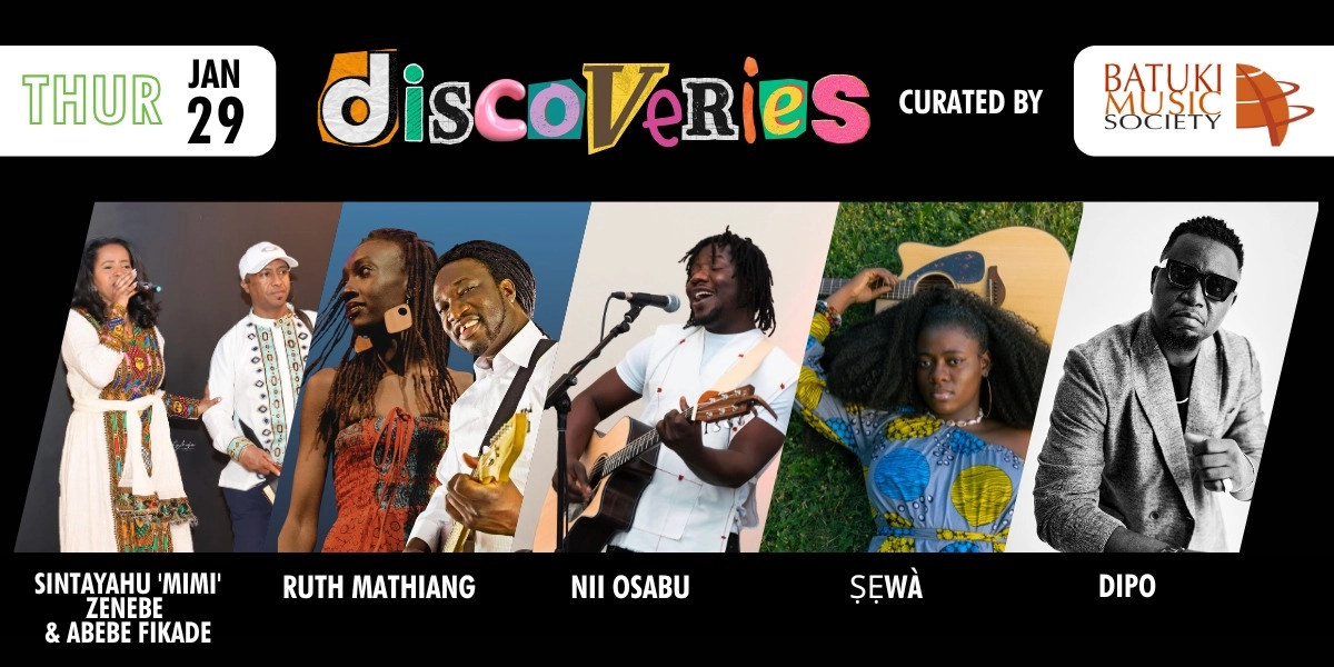 Event image for Discoveries Vol.8 with Musical Host Batuki Music