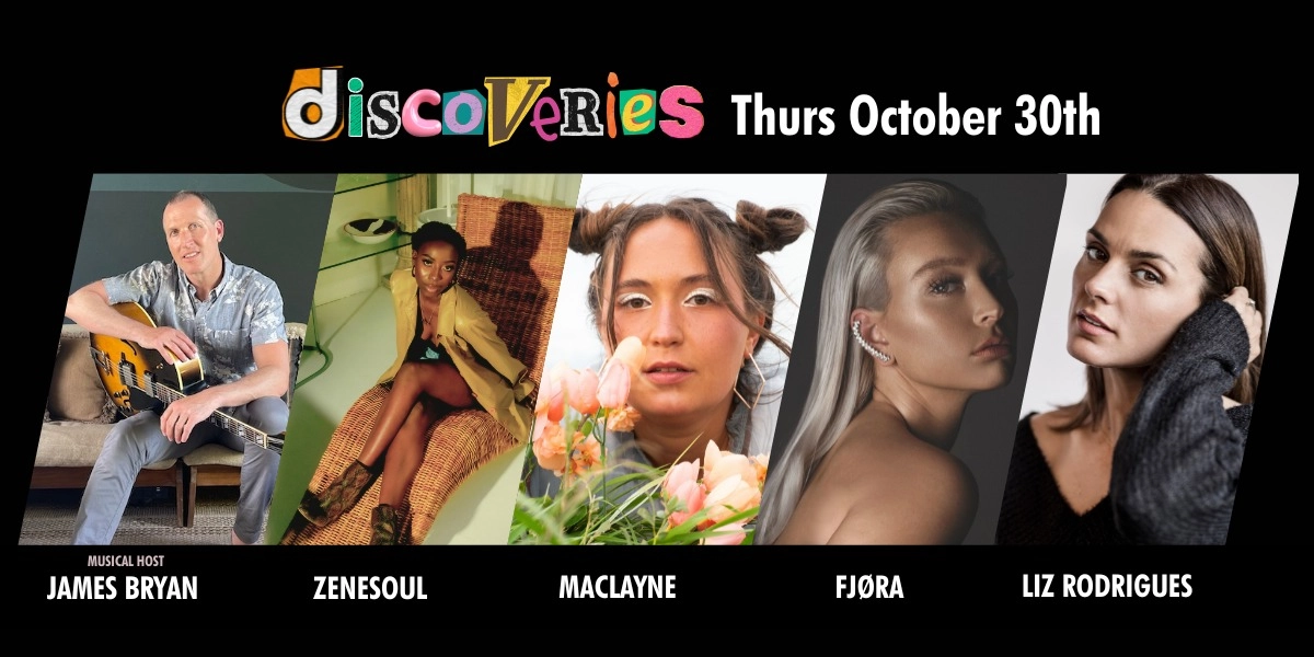 Event image for Discoveries Vol. 6 with Musical Host James Bryan