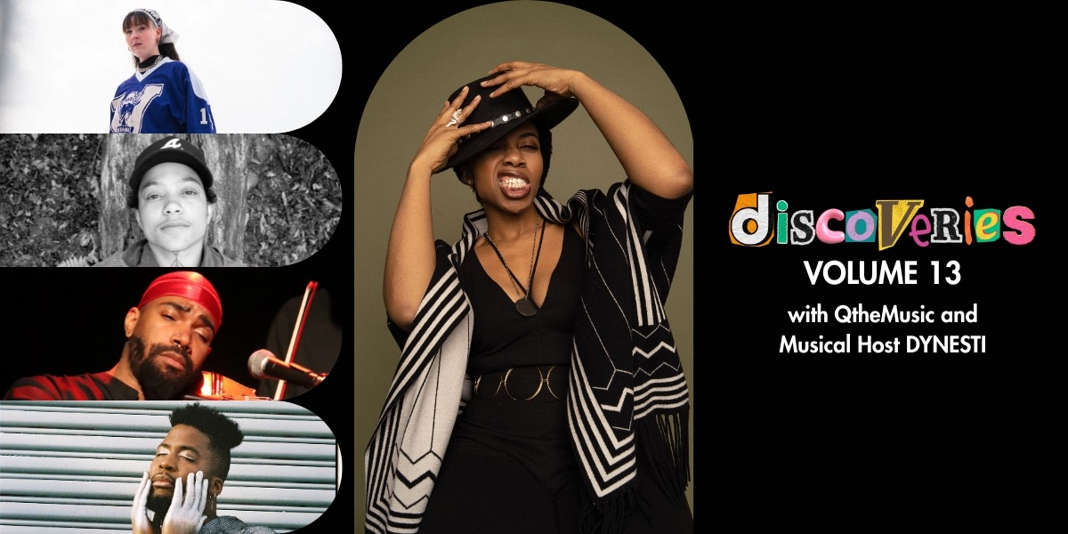Event image for Discoveries Vol. 13 with QtheMusic and Musical Host Dynesti