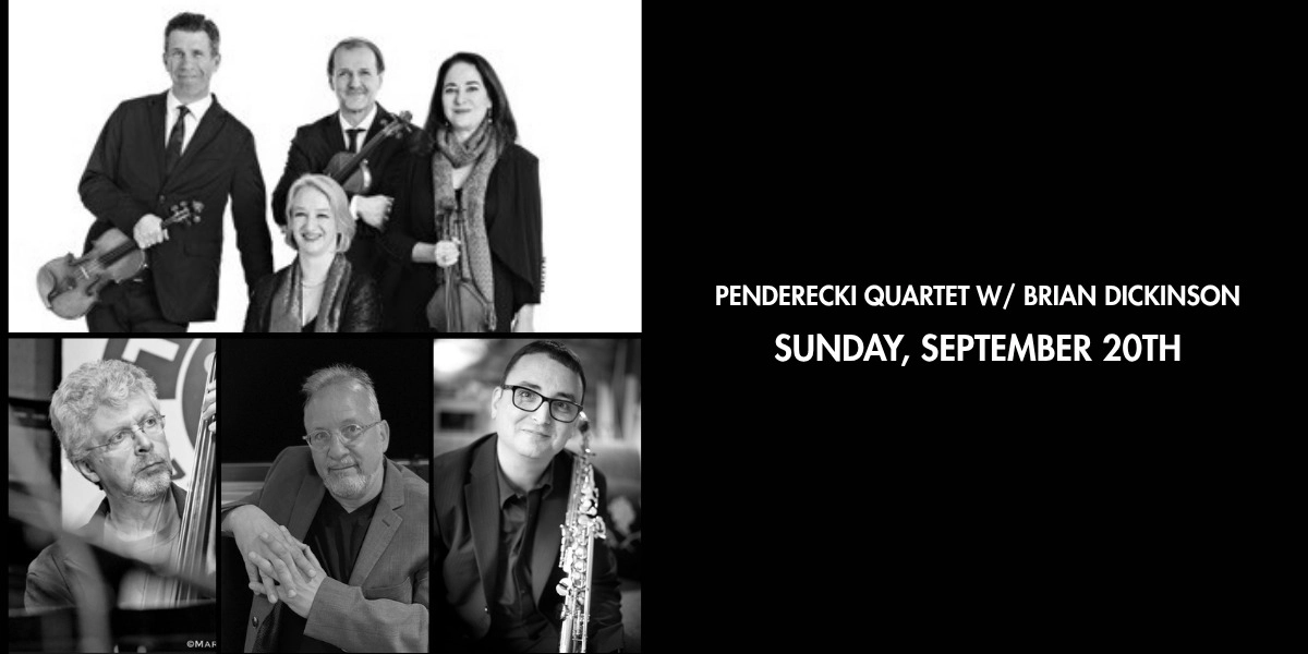 Event image for Penderecki Quartet w. Brian Dickinson
