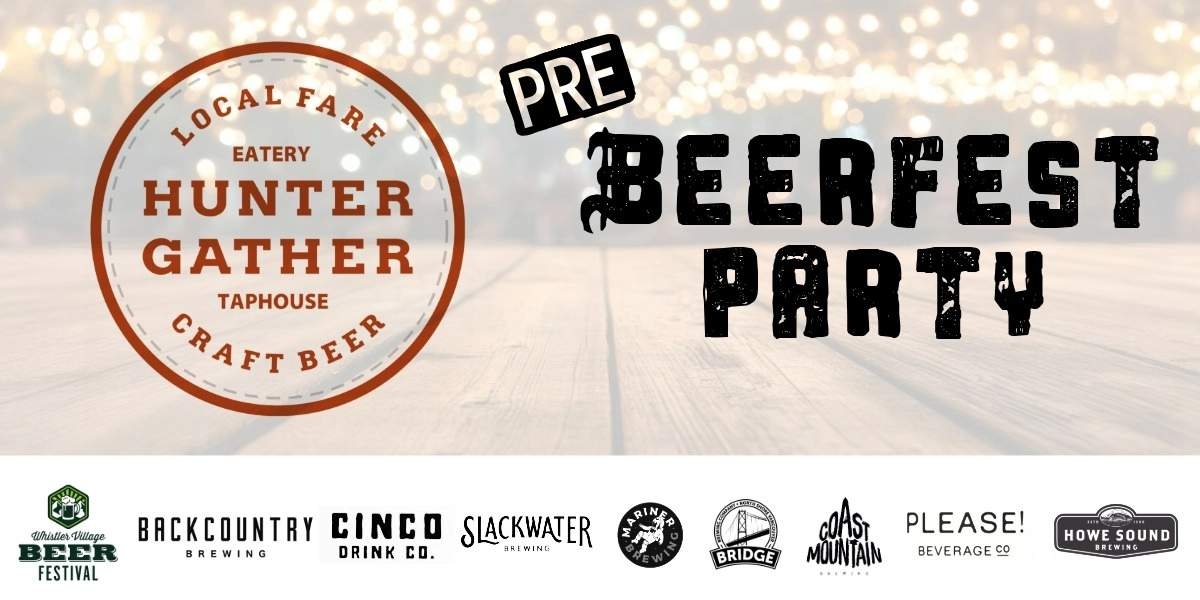 Event image for Hunter Gather Pre Beer Fest Party