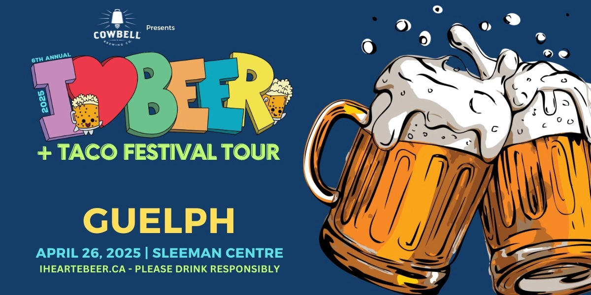 Event image for 2025 Guelph I Heart Beer & Taco Festival