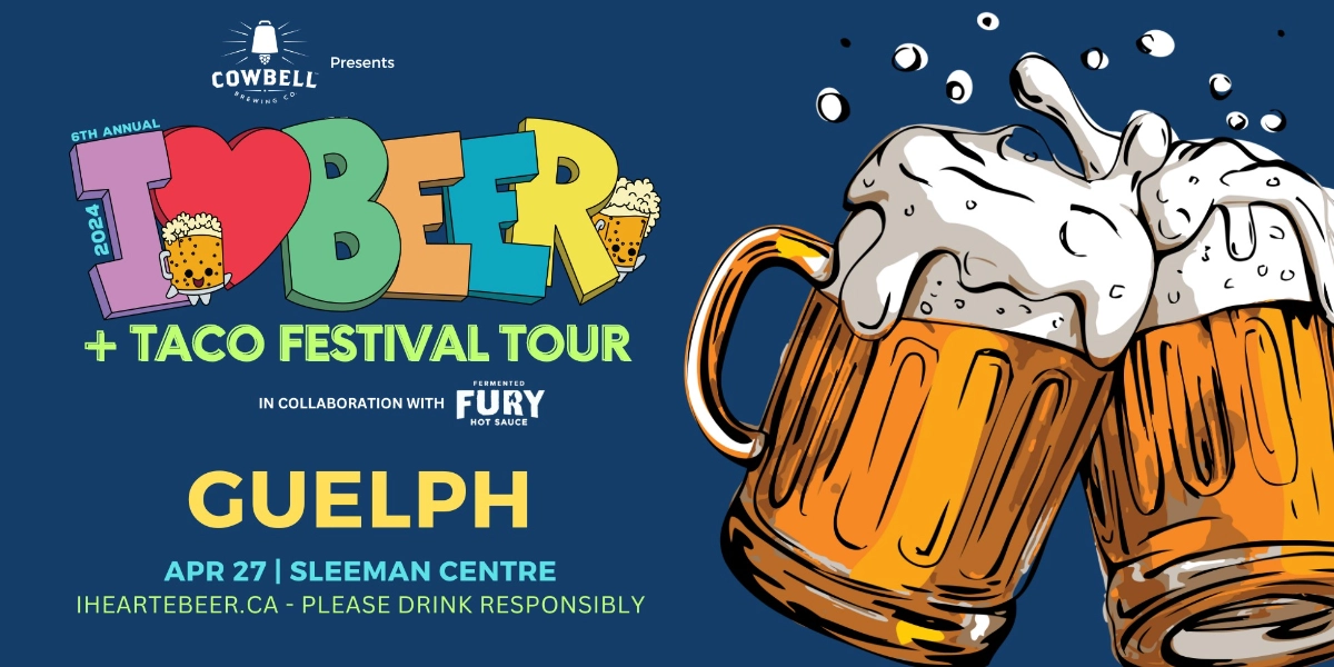 Event image for 2024 Guelph I Heart Beer & Taco Festival