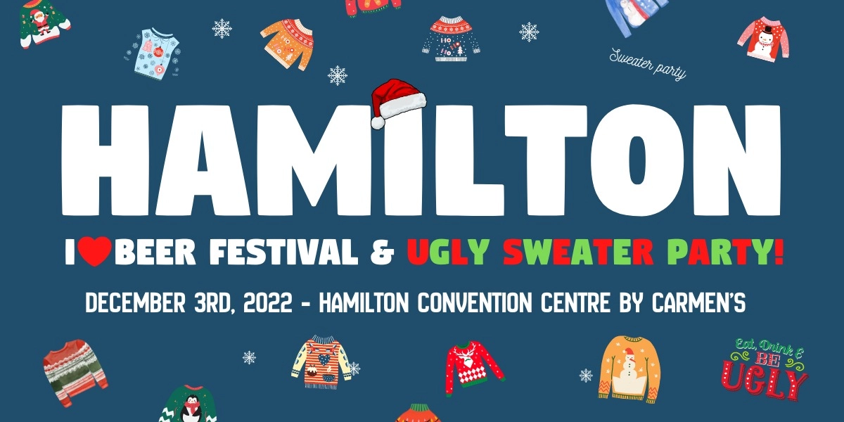 Event image for Hamilton I❤️BEER Festival & Ugly Sweater Party