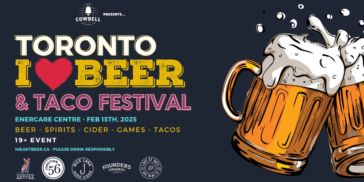 Event image for 2025 Toronto I Heart Beer & Taco Festival