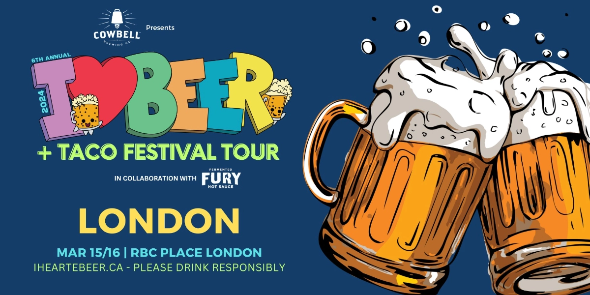 Event image for 2024 London I Heart Beer & Taco Festival
