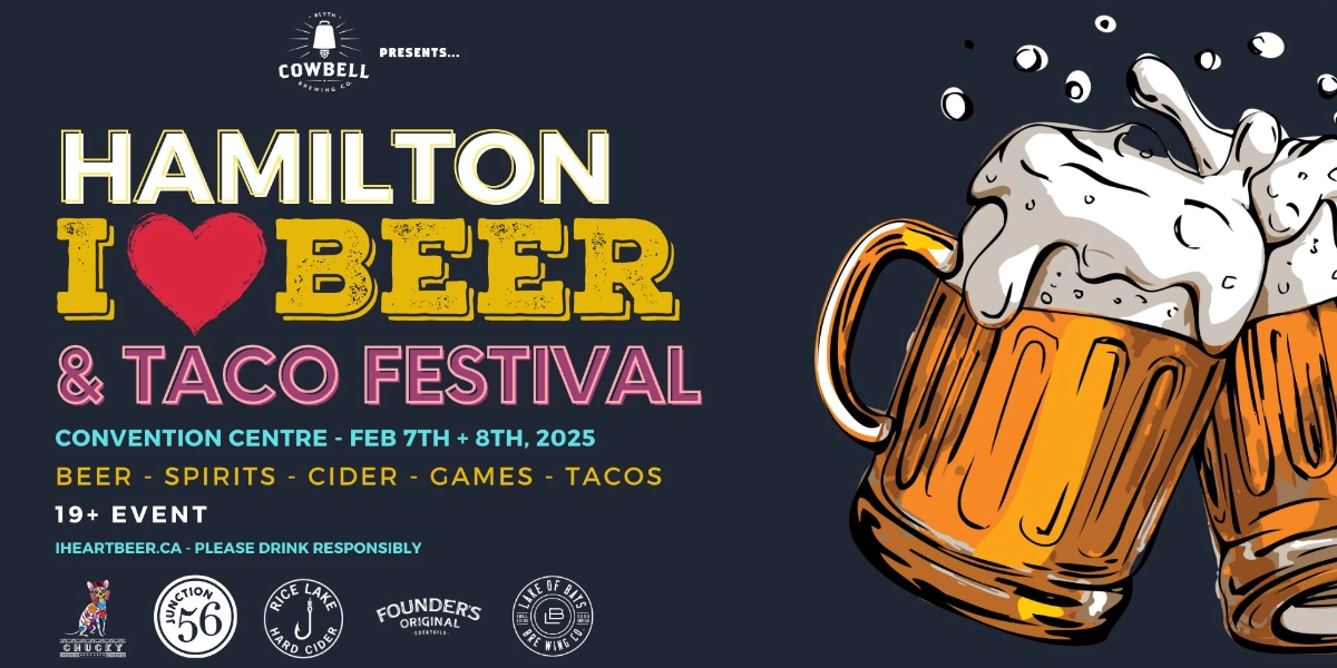 Event image for 2025 Hamilton I Heart Beer & Taco Festival