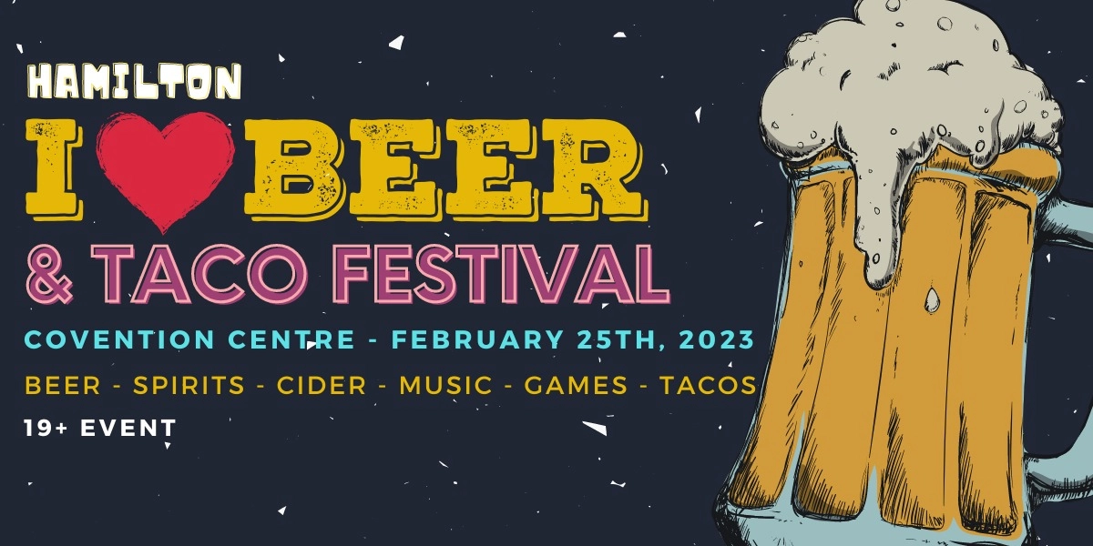 Event image for 2023 Hamilton I Heart Beer & Taco Festival