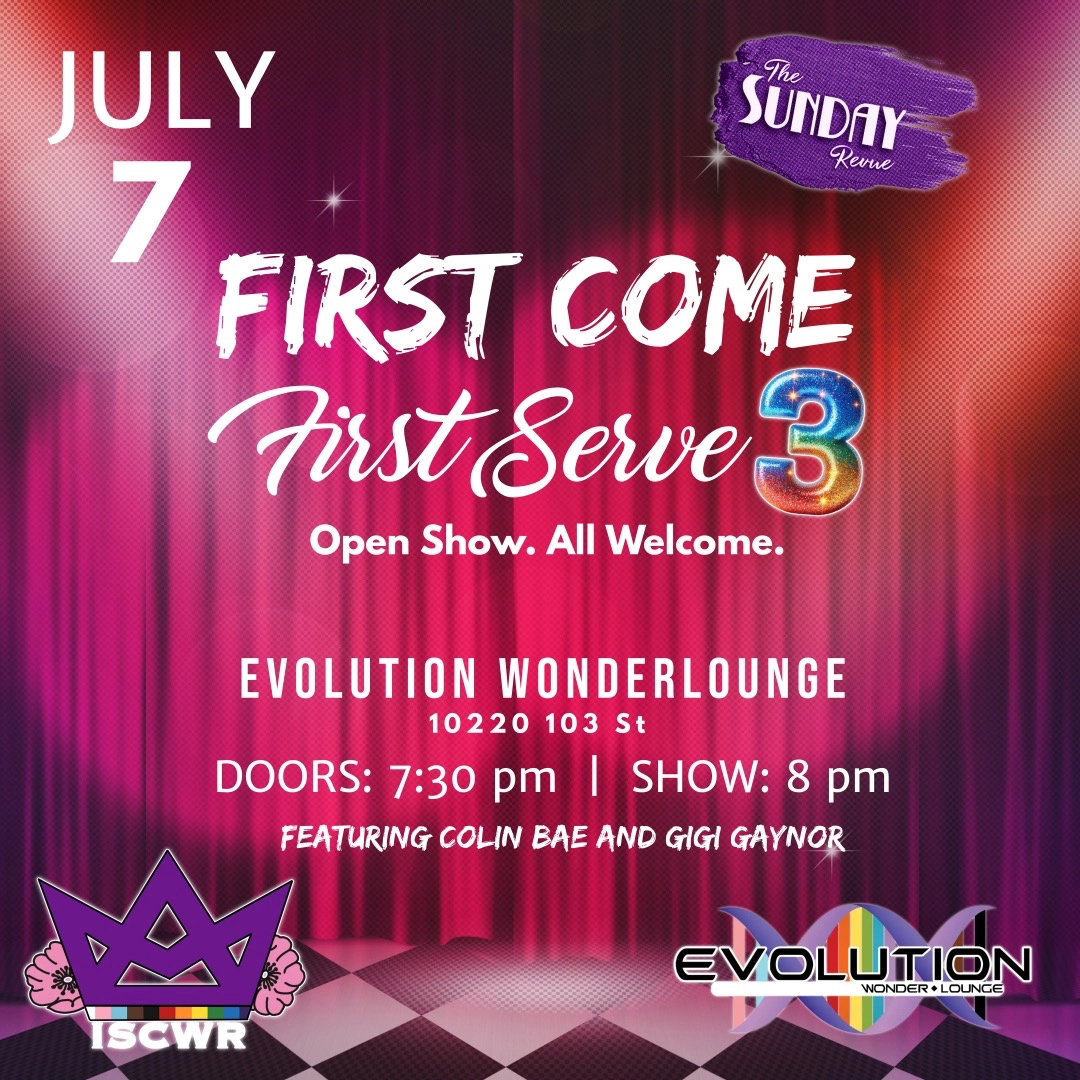 Event image for First Come, First Serve 3: A Sunday Revue
