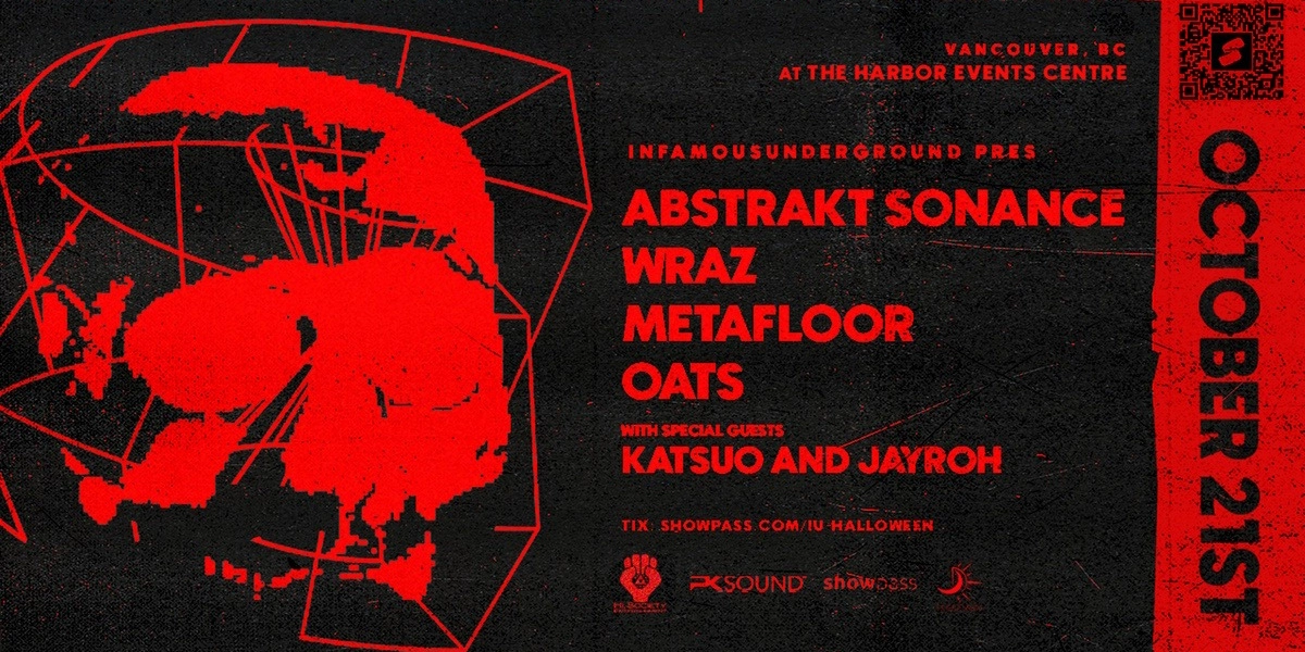 Event image for Halloween Horror w/ Abstrakt - Wraz - Metafloor - Oats - Katsuo & Jayroh