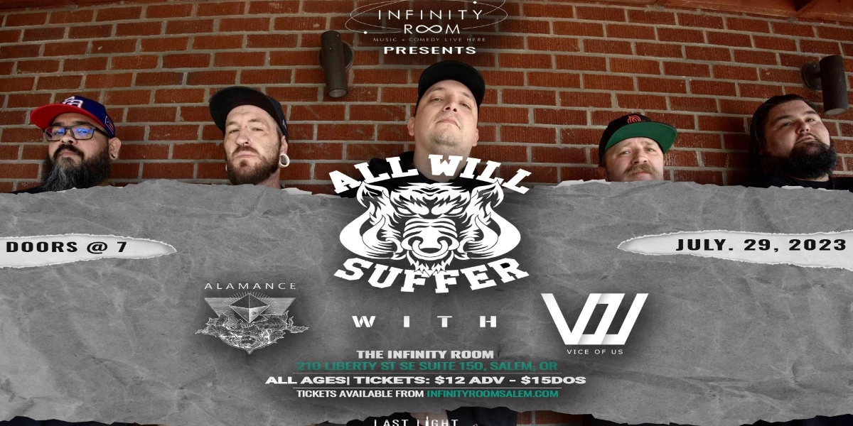 Event image for All Will Suffer with Alamance and Vice of Us