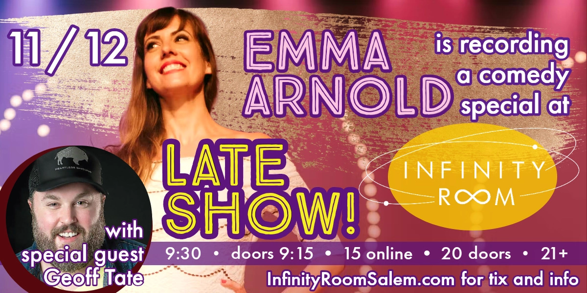 Event image for LATE SHOW! Emma Arnold Comedy Special Taping
