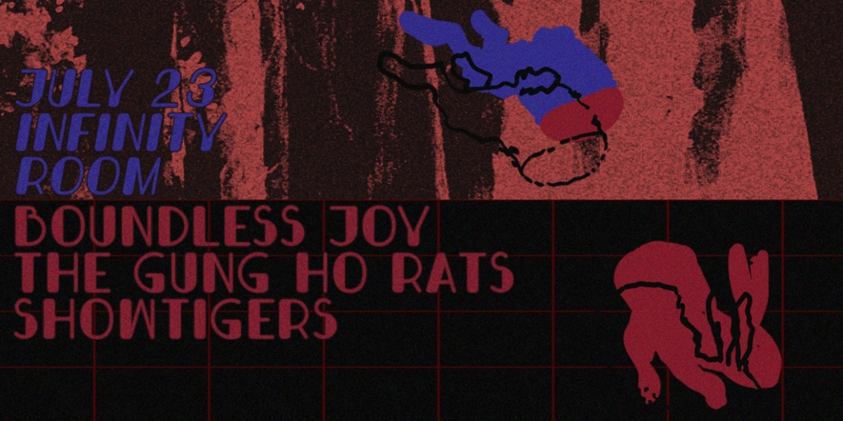 Event image for Boundless Joy with The Gung Ho Rats and Showtigers