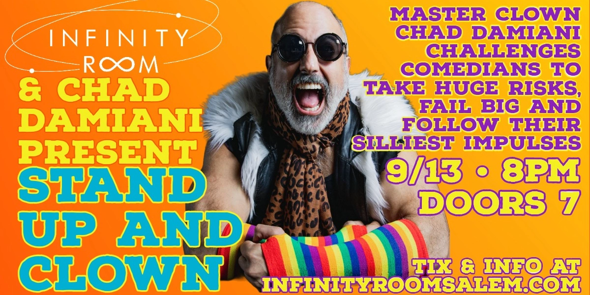 Event image for Stand Up and Clown with Chad Damiani