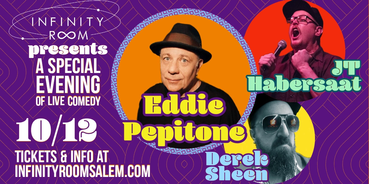 Event image for Eddie Pepitone, JT Habersaat & Derek Sheen