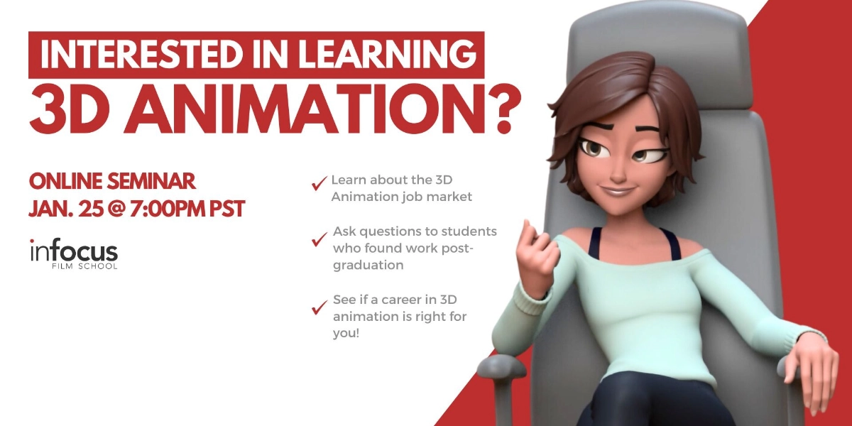 Event image for Is 3D Animation School Right For You? Get An Inside Look!