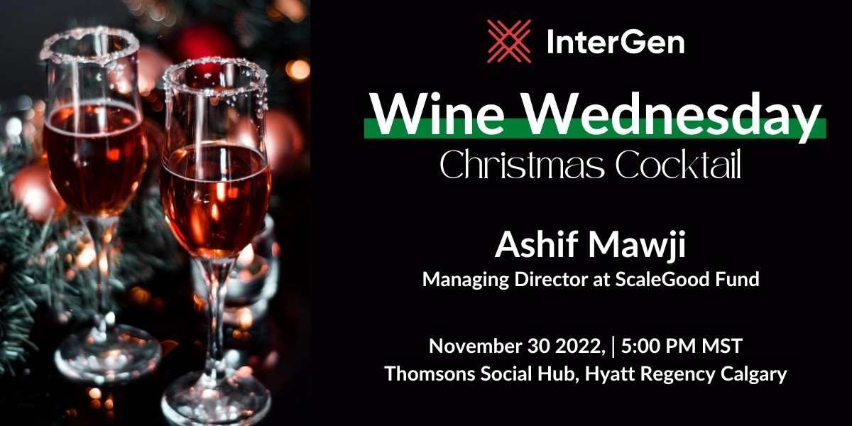 Event image for InterGen Wine Wednesday with Ashif Mawji