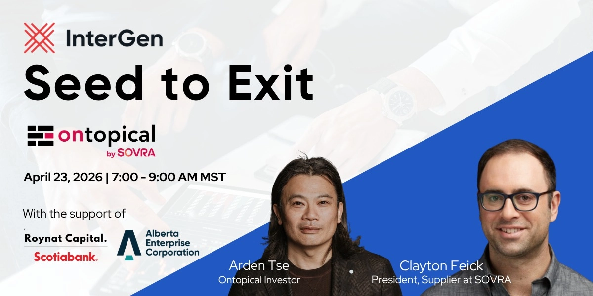 Event image for Seed to Exit: Ontopical and SOVRA