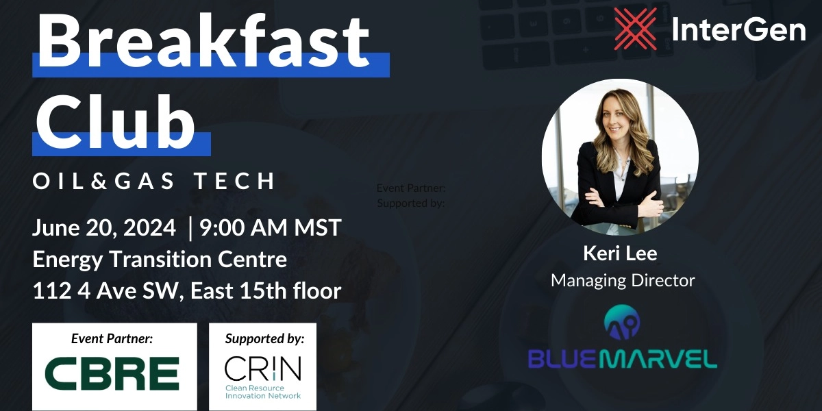Event image for InterGen Breakfast Club presents BlueMarvel AI