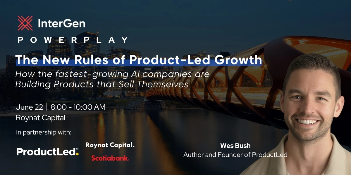 Event image for InterGen PowerPlay: The New Rules of Product-Led Growth