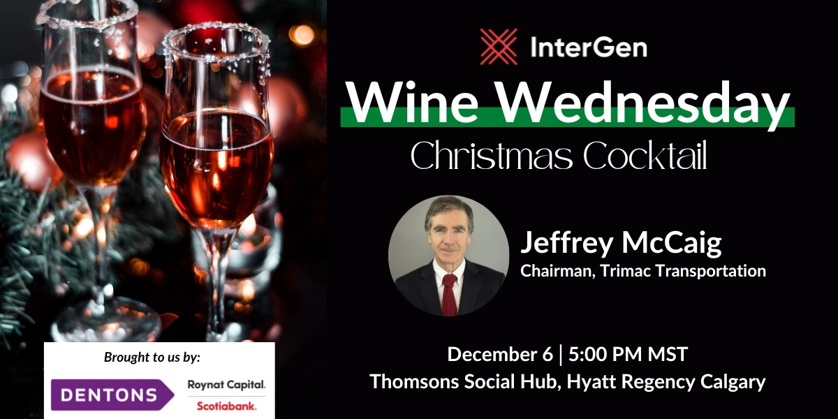 Event image for InterGen's Wine Wednesday with Jeffrey McCaig