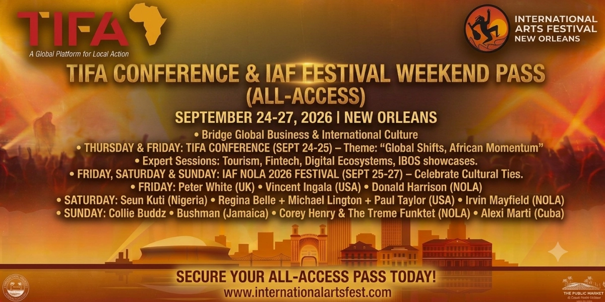 Event image for International Arts Fest Nola 2026 - TIFA Conference